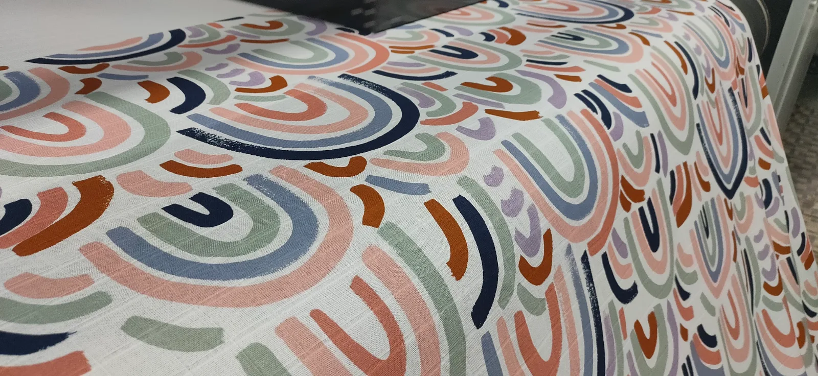 Organic cotton muslin swaddle with GOTS approved digital printing